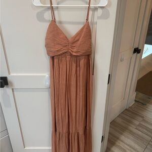 Abercrombie & Fitch Rust Maxi Dress